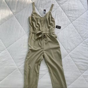 NWT Olive Green Jumpsuit XS